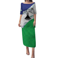 Personalized Lesotho Puletasi Coat Of Arms With Kente Pattern - Wonder Print Shop