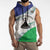 Personalized Lesotho Sleeveless Hoodie Coat Of Arms With Kente Pattern - Wonder Print Shop