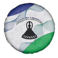 Lesotho Spare Tire Cover Coat Of Arms With Kente Pattern - Wonder Print Shop