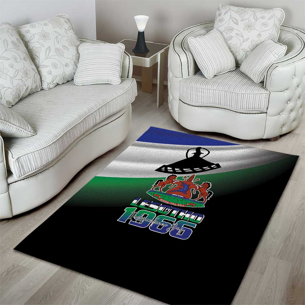 Lesotho 1966 Area Rug Happy Independence Day - Wonder Print Shop