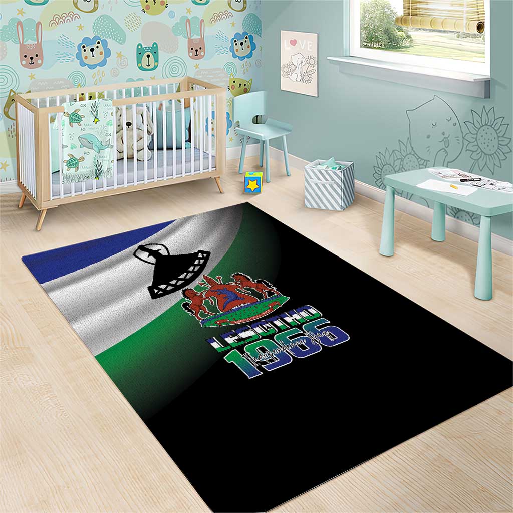 Lesotho 1966 Area Rug Happy Independence Day - Wonder Print Shop