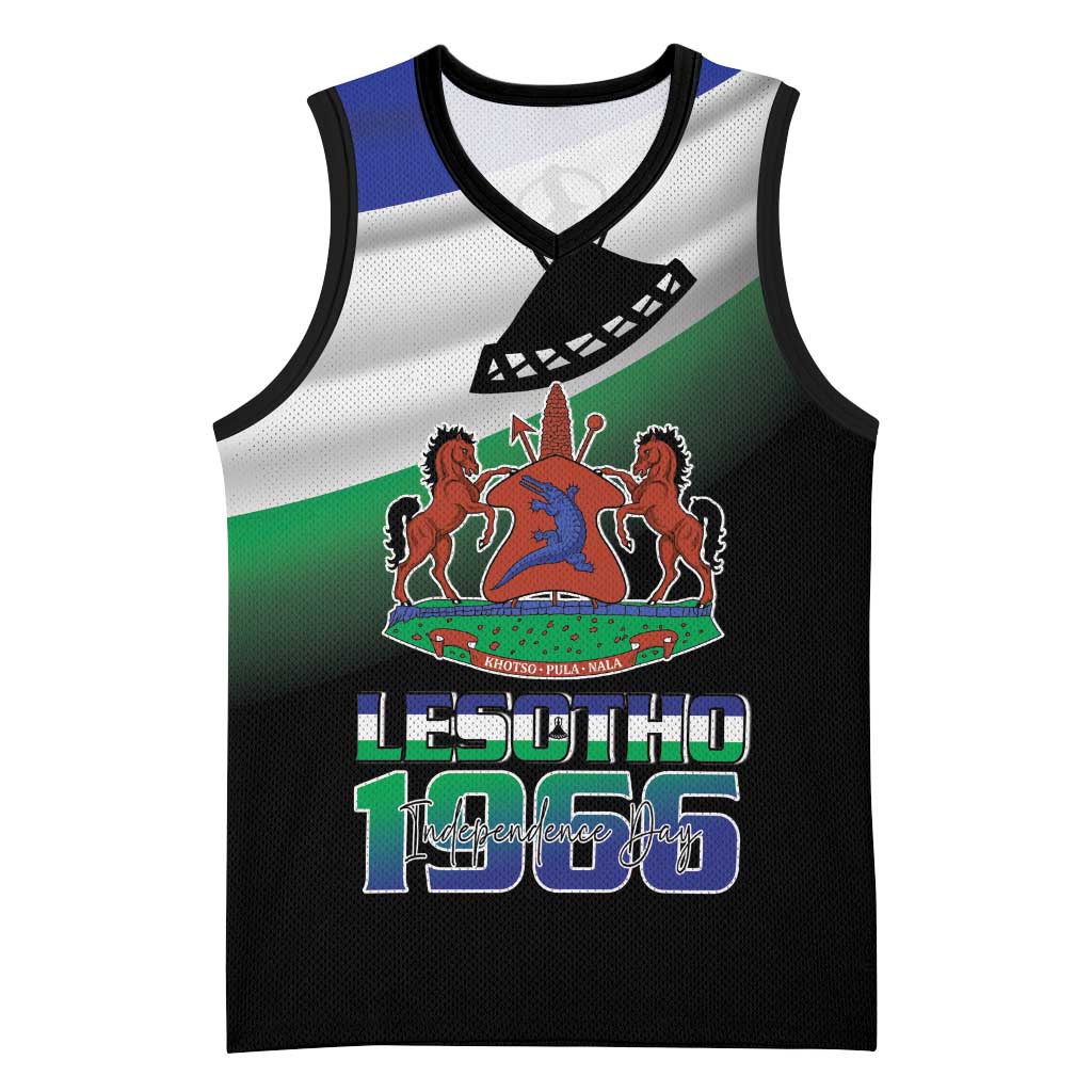 Lesotho 1966 Basketball Jersey Happy Independence Day - Wonder Print Shop