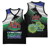 Lesotho 1966 Basketball Jersey Happy Independence Day - Wonder Print Shop