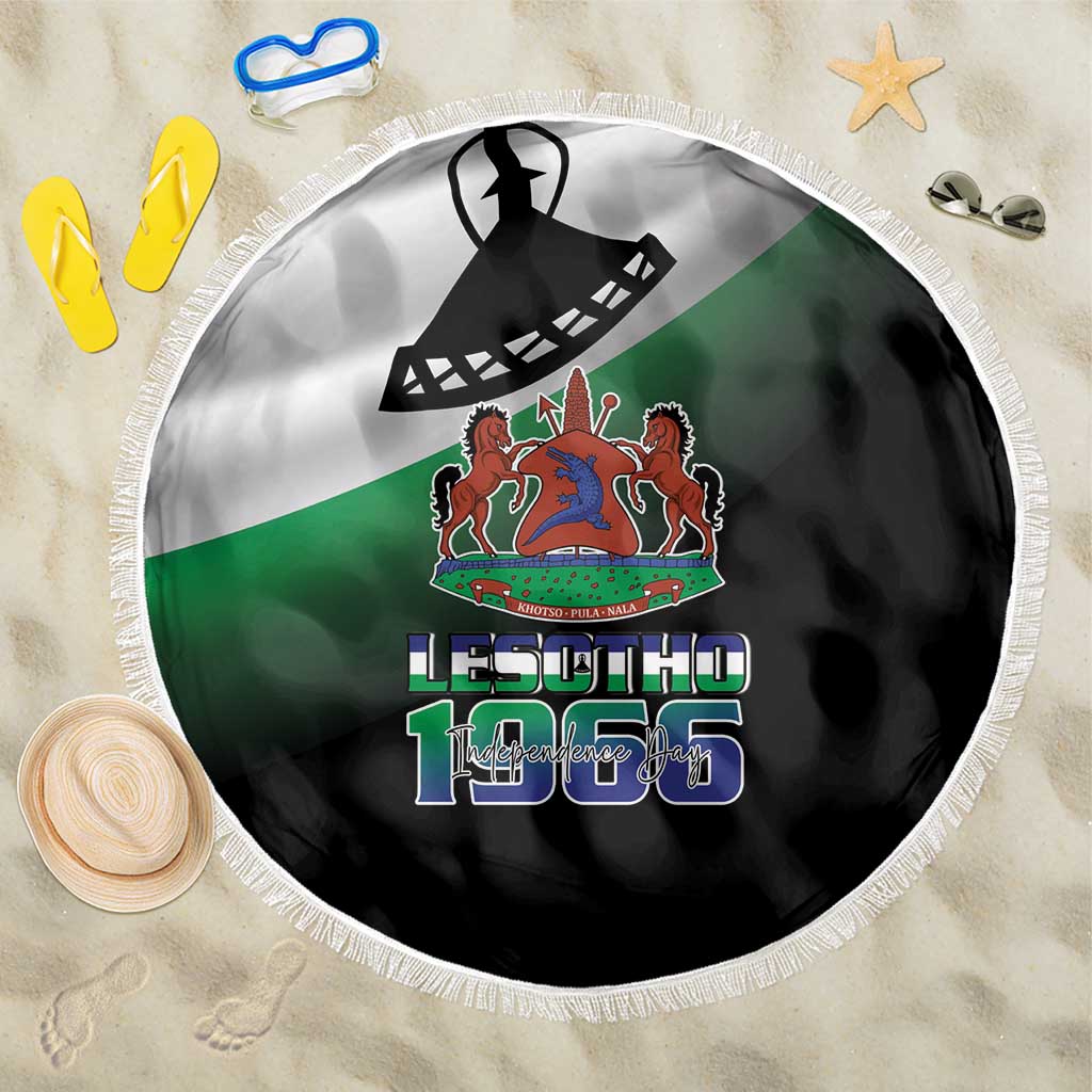 Lesotho 1966 Beach Blanket Happy Independence Day - Wonder Print Shop