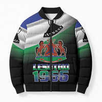 Lesotho 1966 Bomber Puffer Jacket Happy Independence Day - Wonder Print Shop