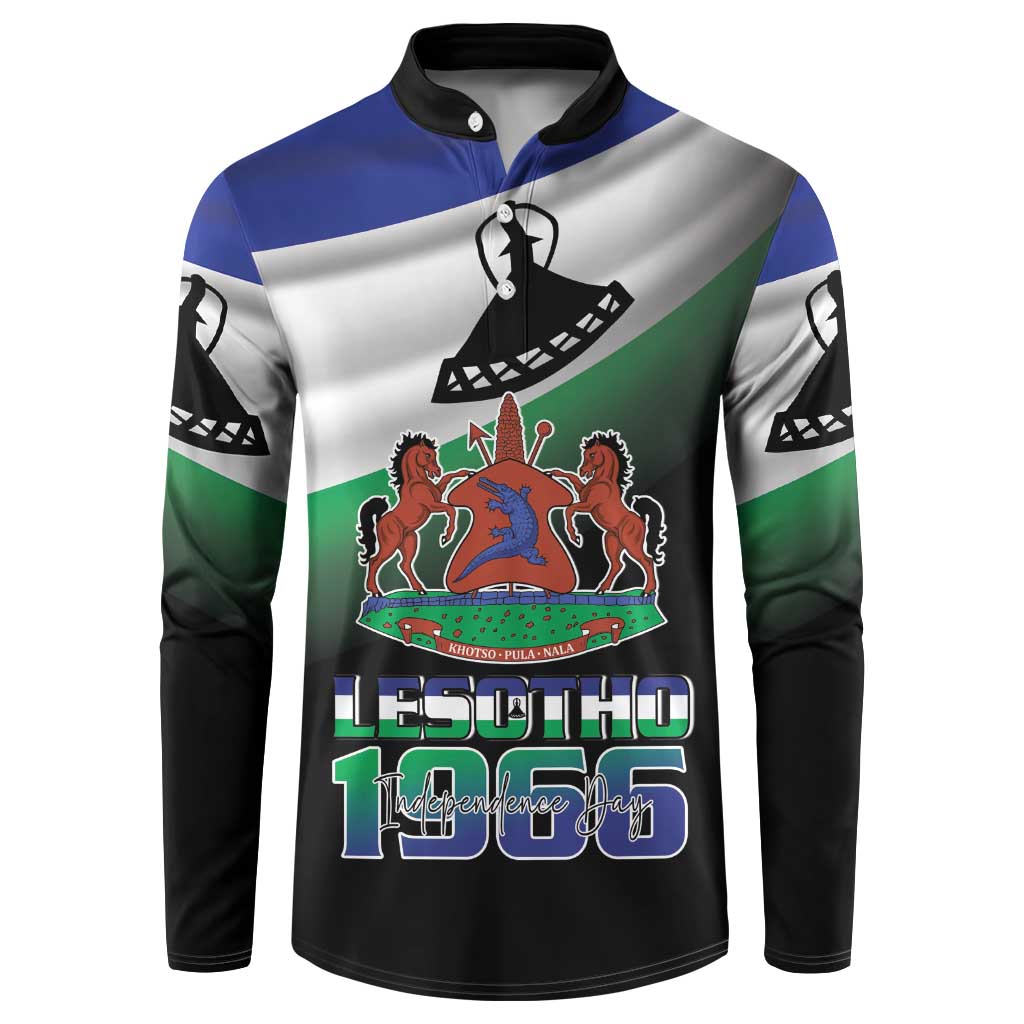 Lesotho 1966 Button Sweatshirt Happy Independence Day - Wonder Print Shop