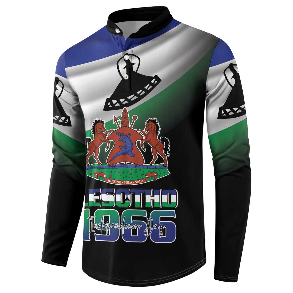 Lesotho 1966 Button Sweatshirt Happy Independence Day - Wonder Print Shop
