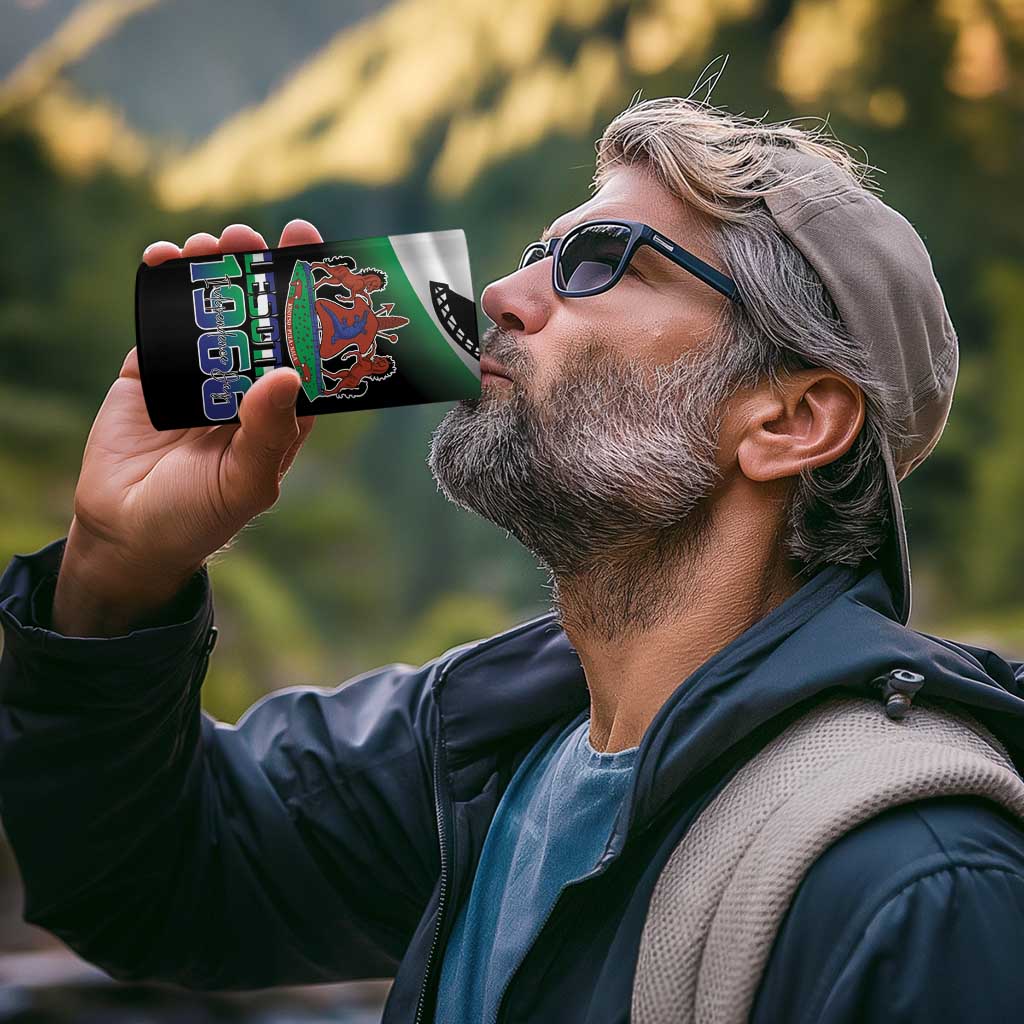 Lesotho 1966 4 in 1 Can Cooler Tumbler Happy Independence Day - Wonder Print Shop