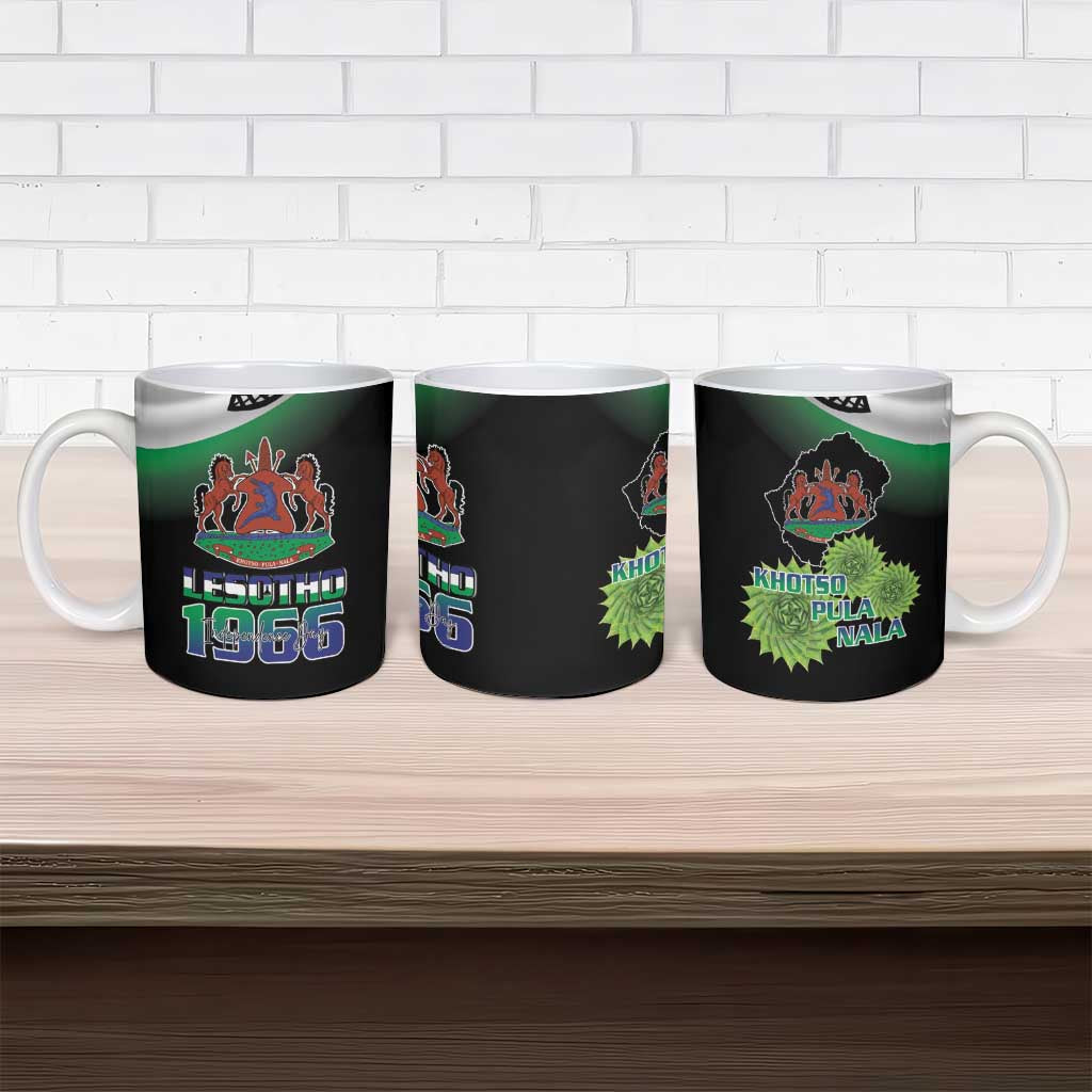 Lesotho 1966 Ceramic Mug Happy Independence Day - Wonder Print Shop