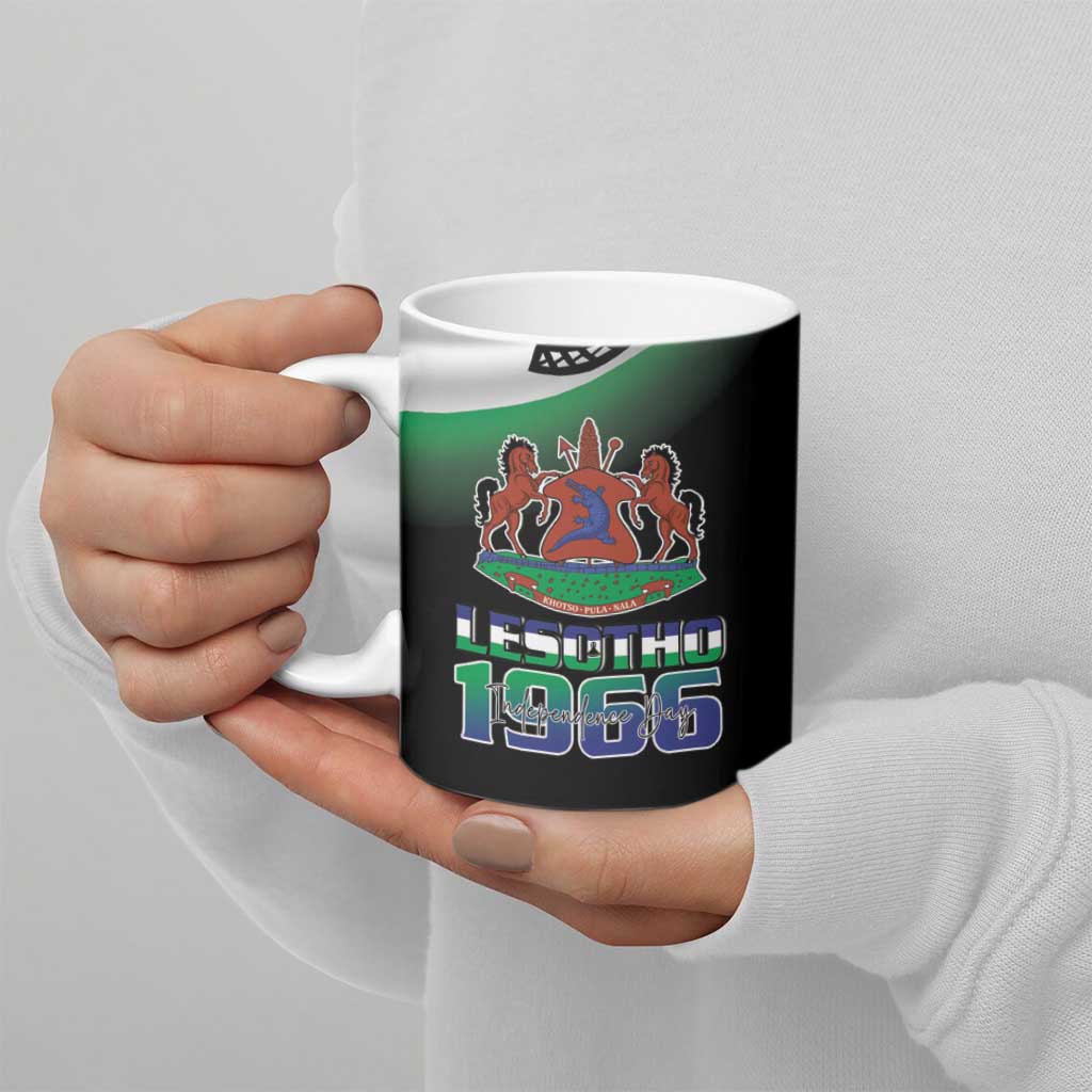 Lesotho 1966 Ceramic Mug Happy Independence Day - Wonder Print Shop