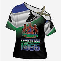 Lesotho 1966 Cross Shoulder Shirt Happy Independence Day - Wonder Print Shop