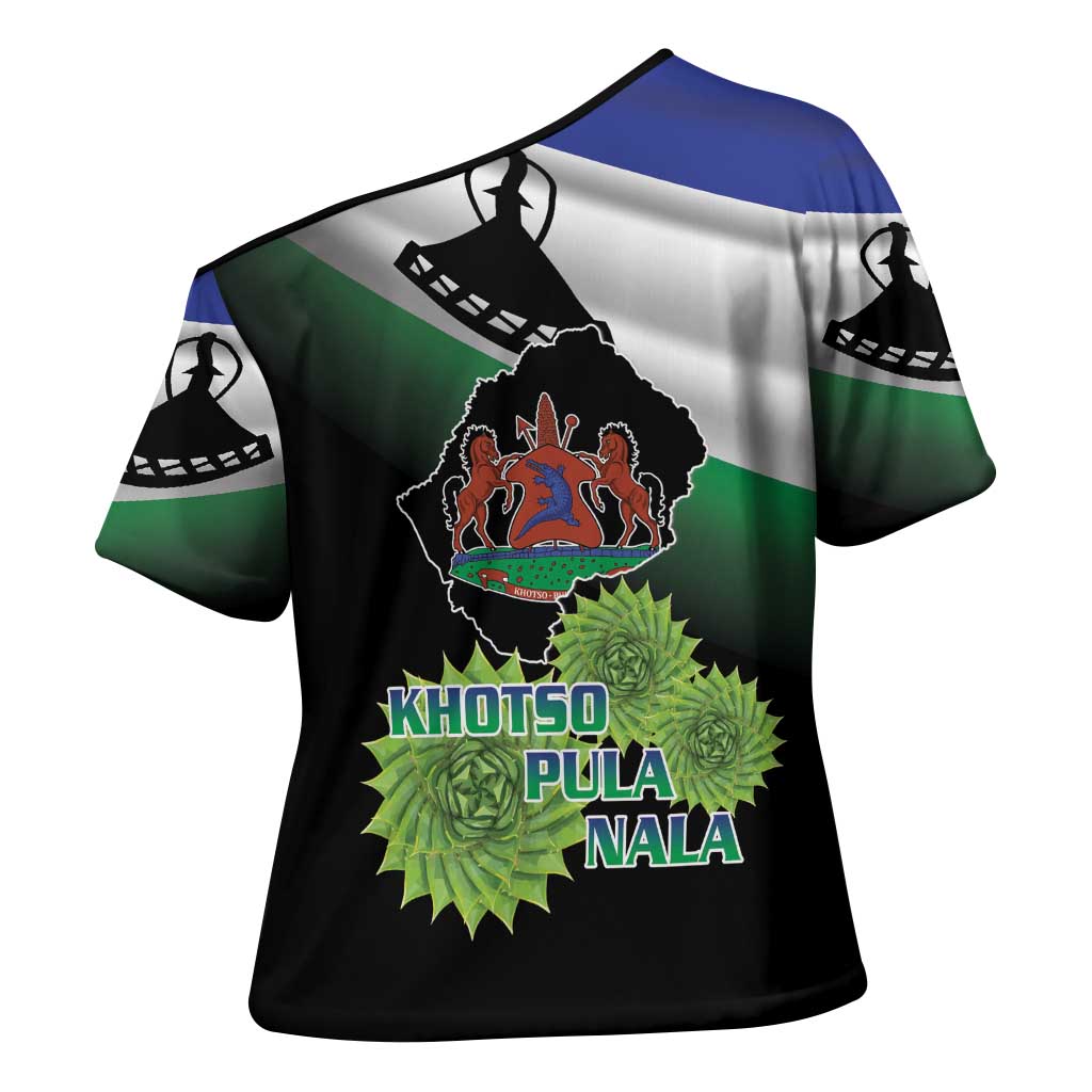 Lesotho 1966 Cross Shoulder Shirt Happy Independence Day - Wonder Print Shop