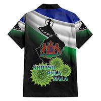 Lesotho 1966 Family Matching Long Sleeve Bodycon Dress and Hawaiian Shirt Happy Independence Day - Wonder Print Shop