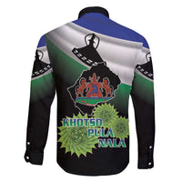 Lesotho 1966 Family Matching Long Sleeve Bodycon Dress and Hawaiian Shirt Happy Independence Day - Wonder Print Shop