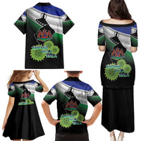 Lesotho 1966 Family Matching Puletasi and Hawaiian Shirt Happy Independence Day - Wonder Print Shop