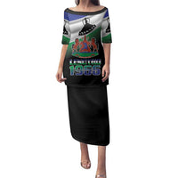 Lesotho 1966 Family Matching Puletasi and Hawaiian Shirt Happy Independence Day - Wonder Print Shop