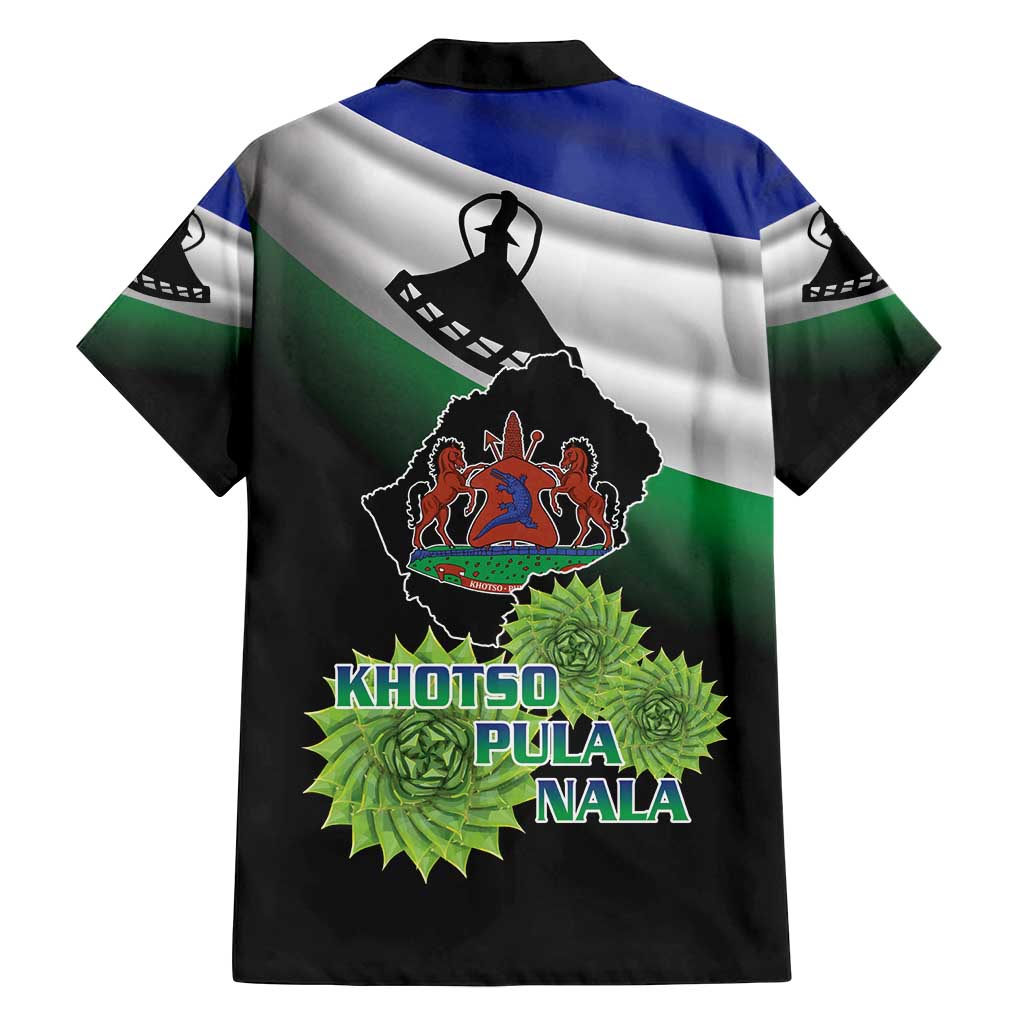 Lesotho 1966 Family Matching Summer Maxi Dress and Hawaiian Shirt Happy Independence Day - Wonder Print Shop