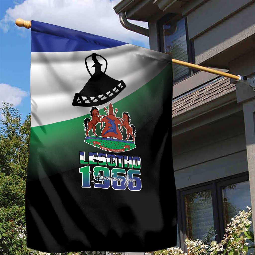 Lesotho 1966 Garden Flag Happy Independence Day - Wonder Print Shop