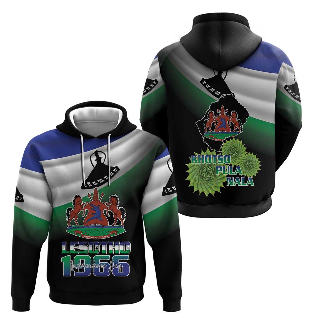Lesotho 1966 Hoodie Happy Independence Day - Wonder Print Shop