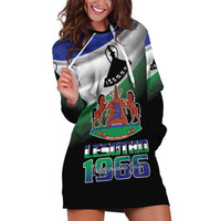 Lesotho 1966 Hoodie Dress Happy Independence Day - Wonder Print Shop