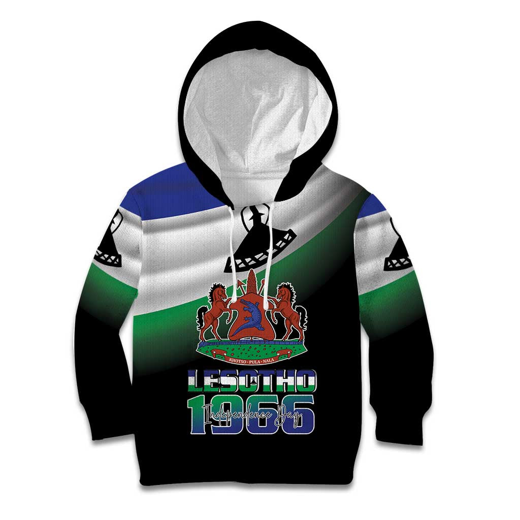 Lesotho 1966 Kid Hoodie Happy Independence Day - Wonder Print Shop