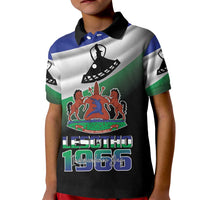 Lesotho 1966 Kid Polo Shirt Happy Independence Day - Wonder Print Shop