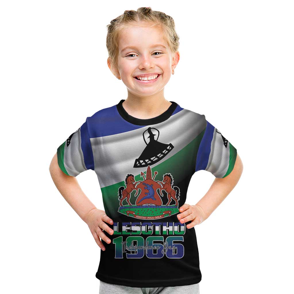 Lesotho 1966 Kid T Shirt Happy Independence Day - Wonder Print Shop