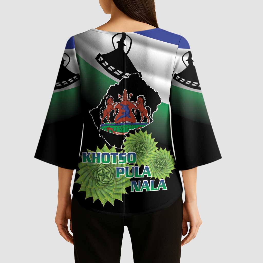 Lesotho 1966 Kimono Sleeve Blouse Happy Independence Day - Wonder Print Shop