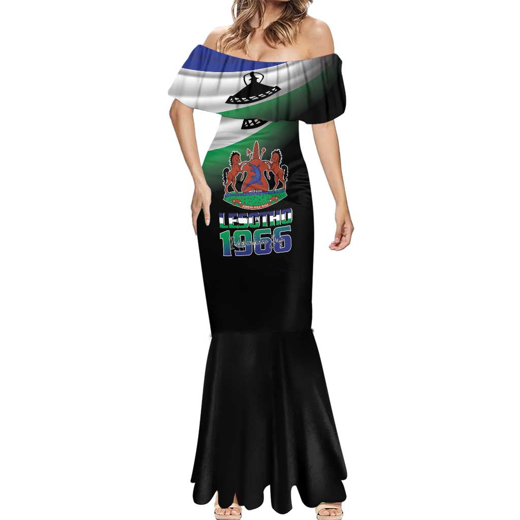 Lesotho 1966 Mermaid Dress Happy Independence Day - Wonder Print Shop
