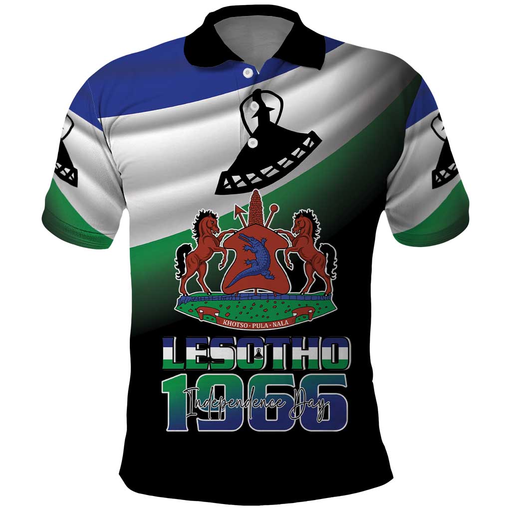 Lesotho 1966 Polo Shirt Happy Independence Day - Wonder Print Shop