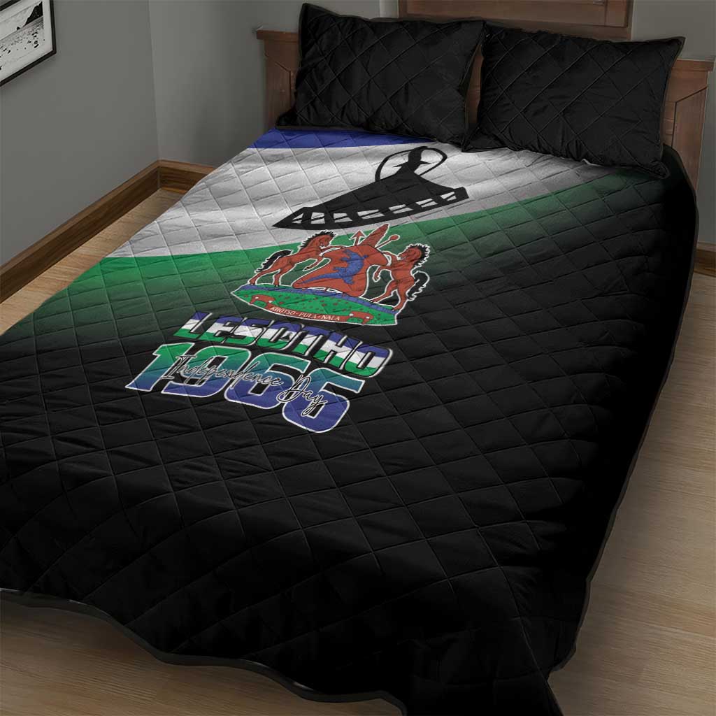 Lesotho 1966 Quilt Bed Set Happy Independence Day - Wonder Print Shop