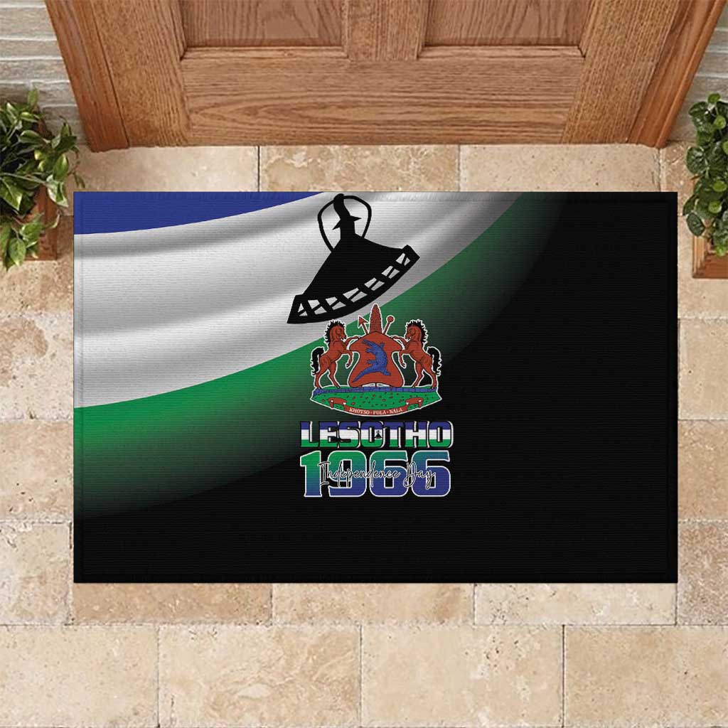 Lesotho 1966 Rubber Doormat Happy Independence Day - Wonder Print Shop