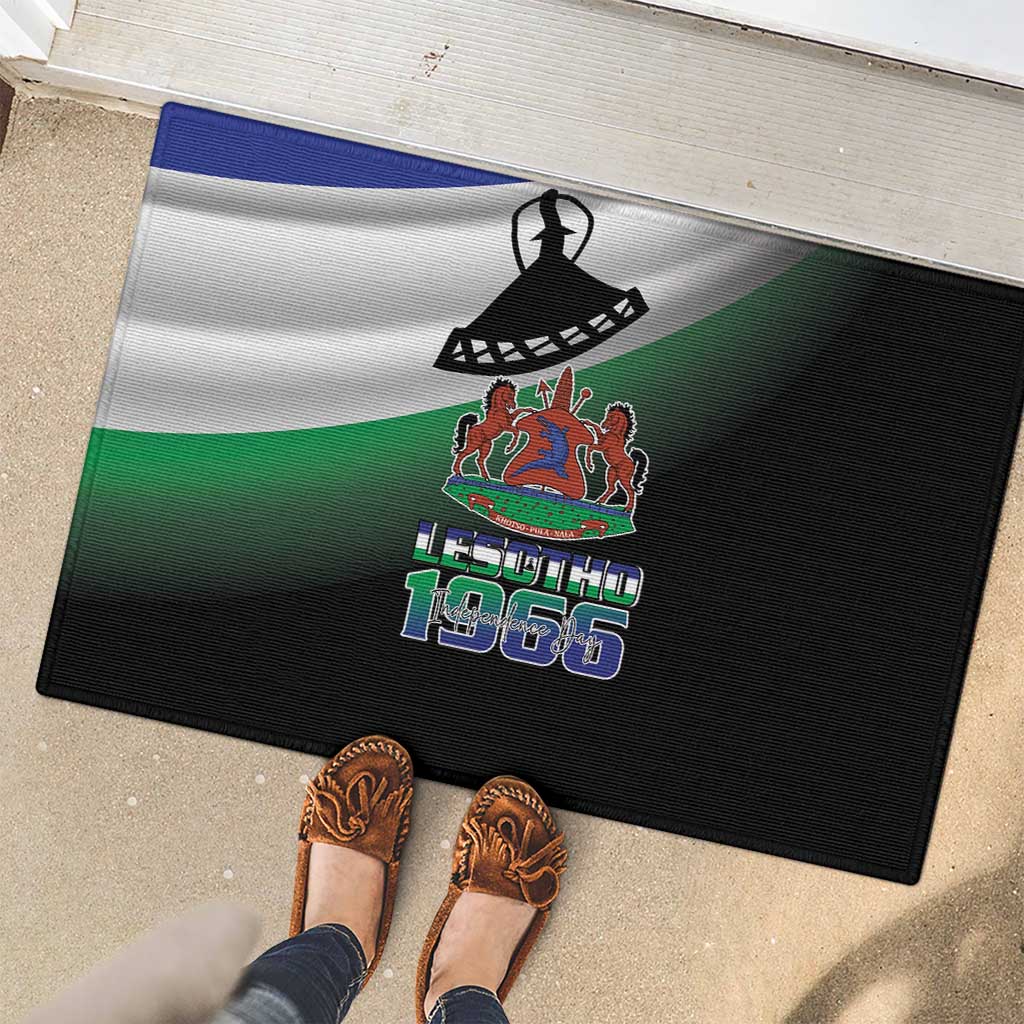 Lesotho 1966 Rubber Doormat Happy Independence Day - Wonder Print Shop