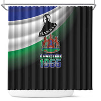 Lesotho 1966 Shower Curtain Happy Independence Day - Wonder Print Shop
