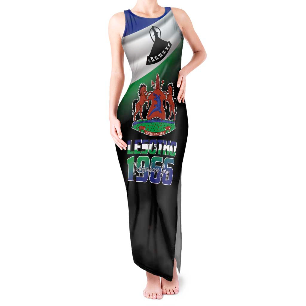 Lesotho 1966 Tank Maxi Dress Happy Independence Day - Wonder Print Shop