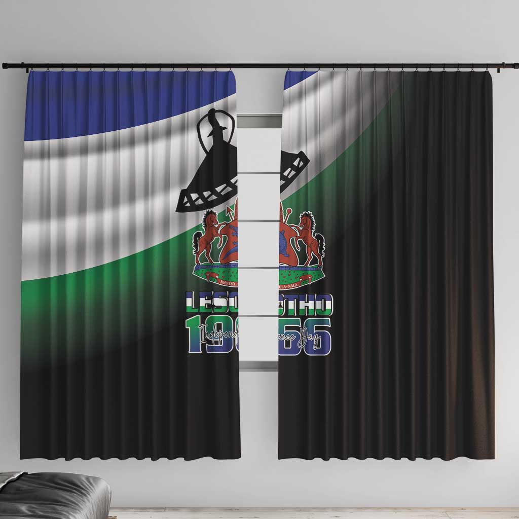 Lesotho 1966 Window Curtain Happy Independence Day - Wonder Print Shop