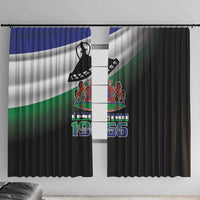 Lesotho 1966 Window Curtain Happy Independence Day - Wonder Print Shop