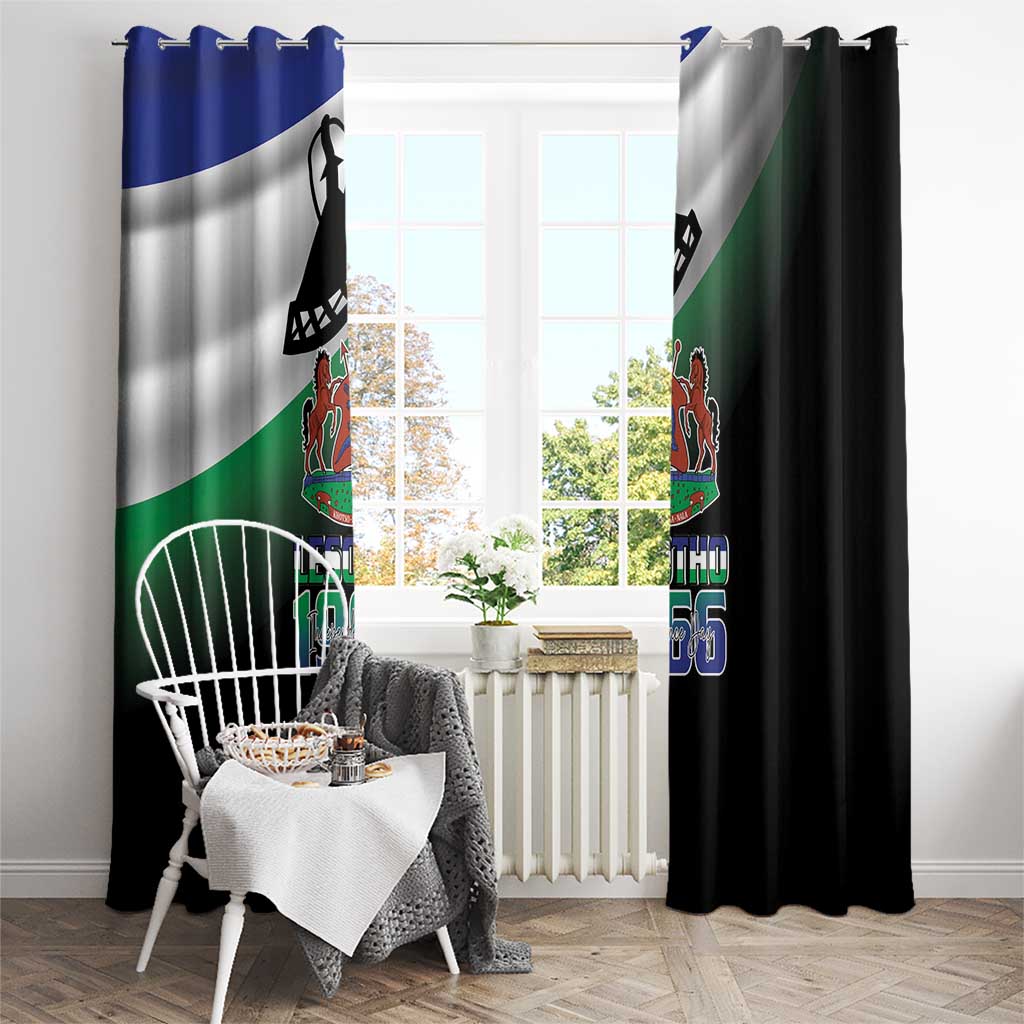 Lesotho 1966 Window Curtain Happy Independence Day - Wonder Print Shop