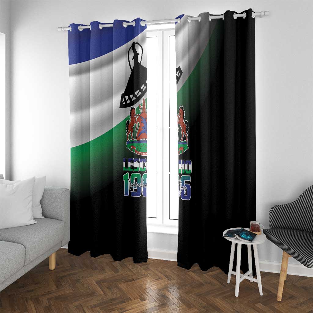 Lesotho 1966 Window Curtain Happy Independence Day - Wonder Print Shop
