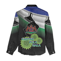 Lesotho 1966 Women Casual Shirt Happy Independence Day - Wonder Print Shop