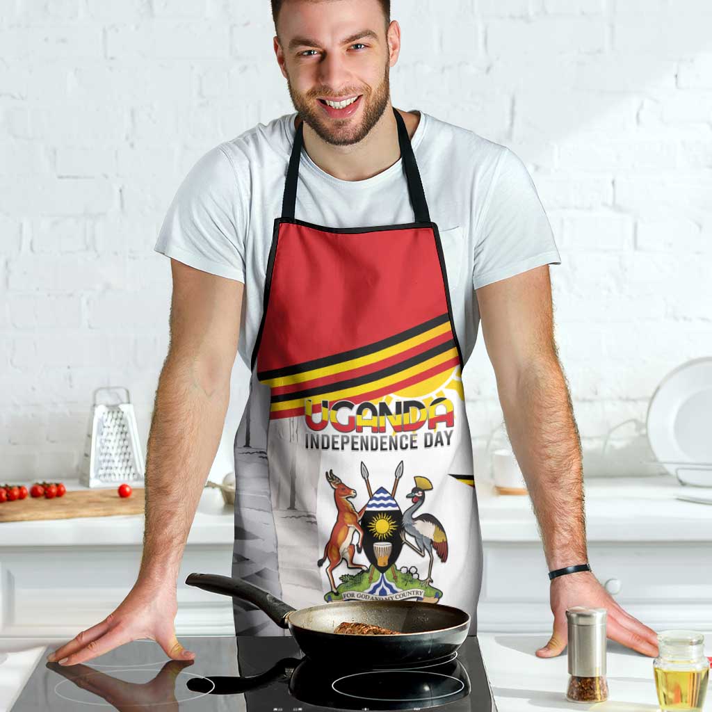 Uganda Independence Day Apron Independence Monument - Coat Of Arms - Wonder Print Shop