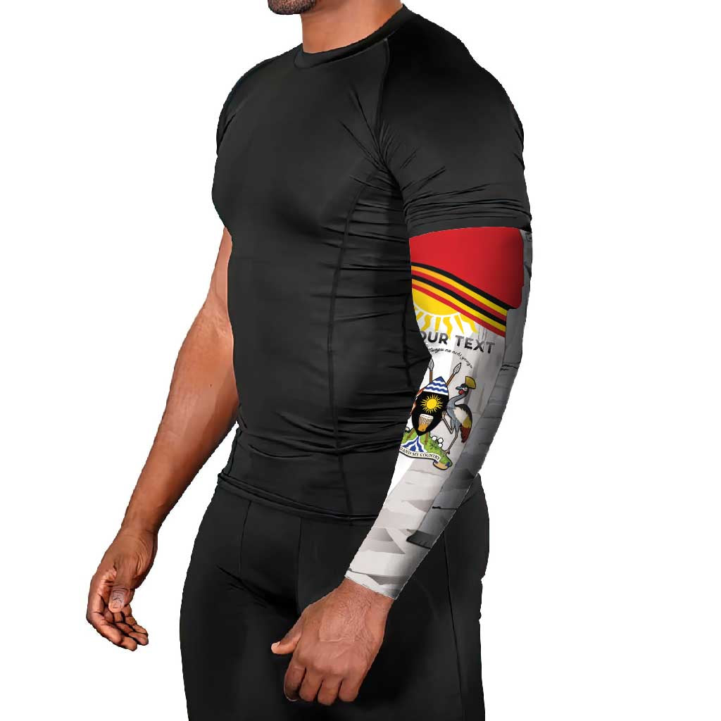 Uganda Independence Day Arm Sleeves Independence Monument - Coat Of Arms - Wonder Print Shop