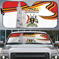 Uganda Independence Day Auto Sun Shade Independence Monument - Coat Of Arms - Wonder Print Shop
