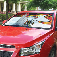 Uganda Independence Day Auto Sun Shade Independence Monument - Coat Of Arms - Wonder Print Shop