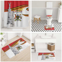Uganda Independence Day Bathroom Set Independence Monument - Coat Of Arms - Wonder Print Shop
