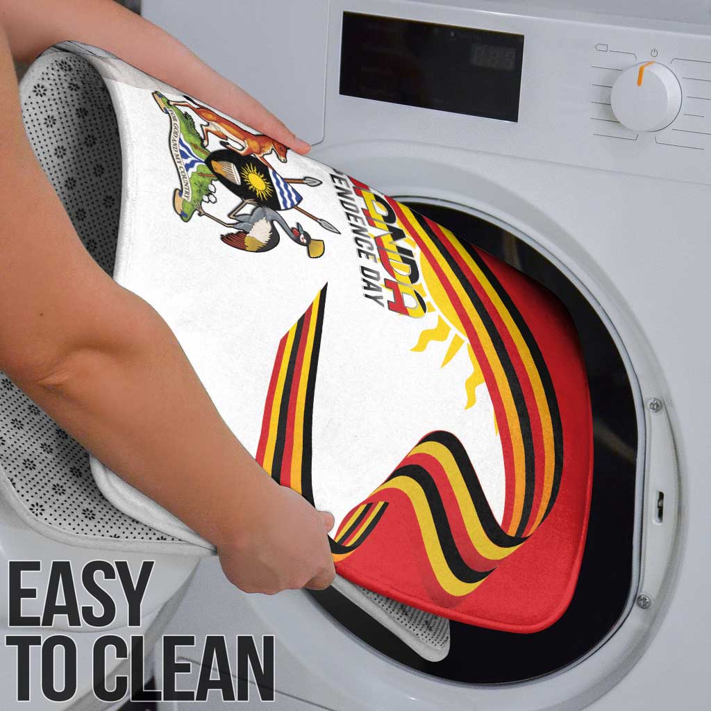 Uganda Independence Day Bathroom Set Independence Monument - Coat Of Arms - Wonder Print Shop