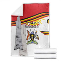 Uganda Independence Day Blanket Independence Monument - Coat Of Arms - Wonder Print Shop
