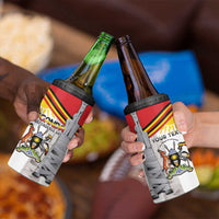 Personalized Uganda Independence Day 4 in 1 Can Cooler Tumbler Independence Monument - Coat Of Arms - Wonder Print Shop