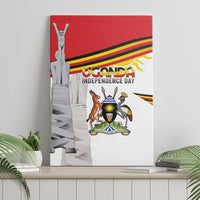 Uganda Independence Day Canvas Wall Art Independence Monument - Coat Of Arms - Wonder Print Shop