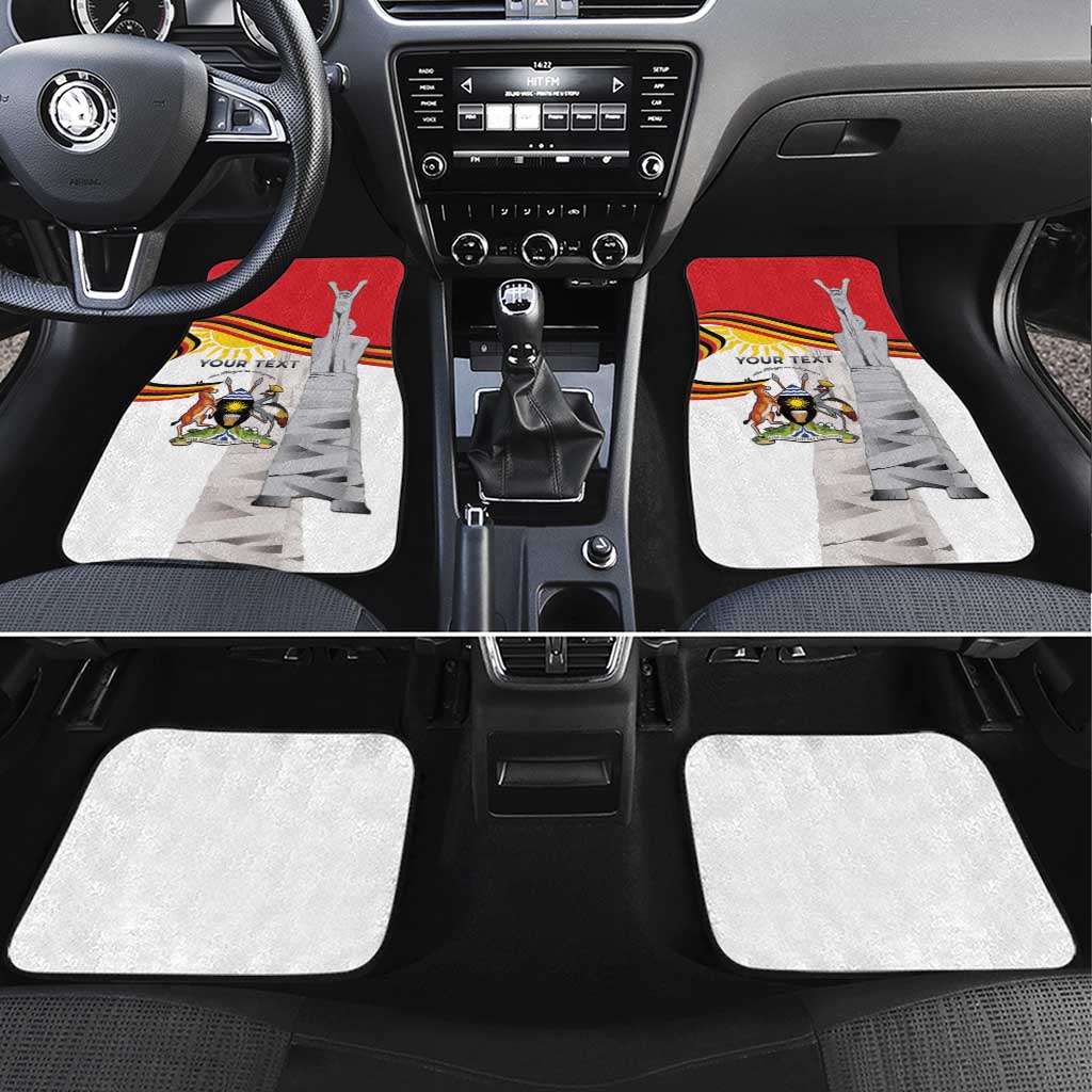 Uganda Independence Day Car Mats Independence Monument - Coat Of Arms - Wonder Print Shop